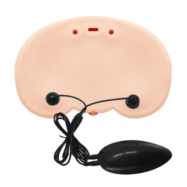(image for) Vagina & Anal Lifelike Vibrating Ass With T Back