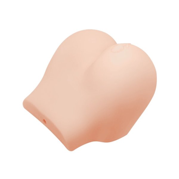 (image for) Vagina & Anal Lifelike Vibrating Ass With T Back