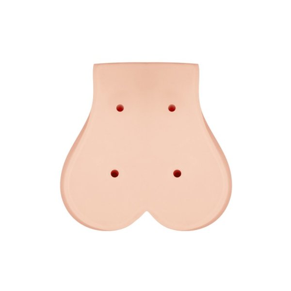 (image for) Vagina & Anal Lifelike Vibrating Ass With T Back
