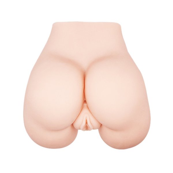 (image for) Vagina & Anal Lifelike Vibrating Ass With T Back