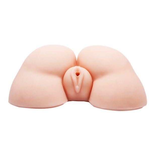 (image for) Vagina & Anal Lifelike Vibrating Ass With T Back