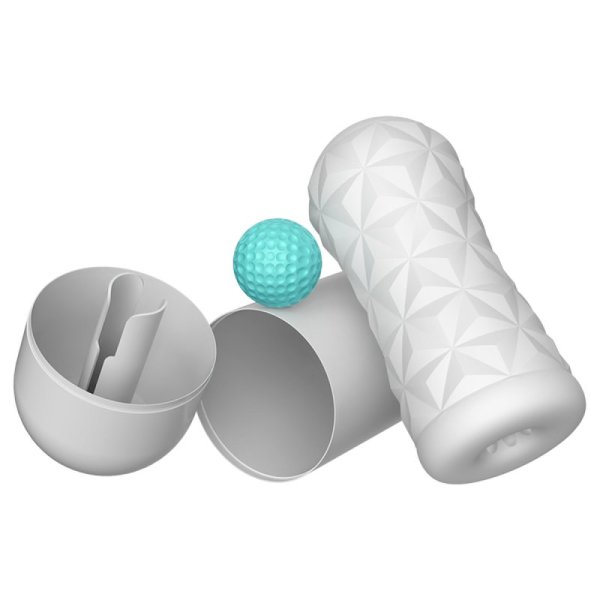 (image for) Victoria - Spiral Clear Masturbation Cup With Ball