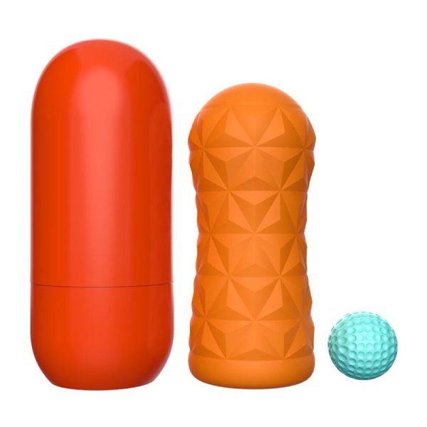 (image for) Victoria - Spiral Clear Masturbation Cup With Ball