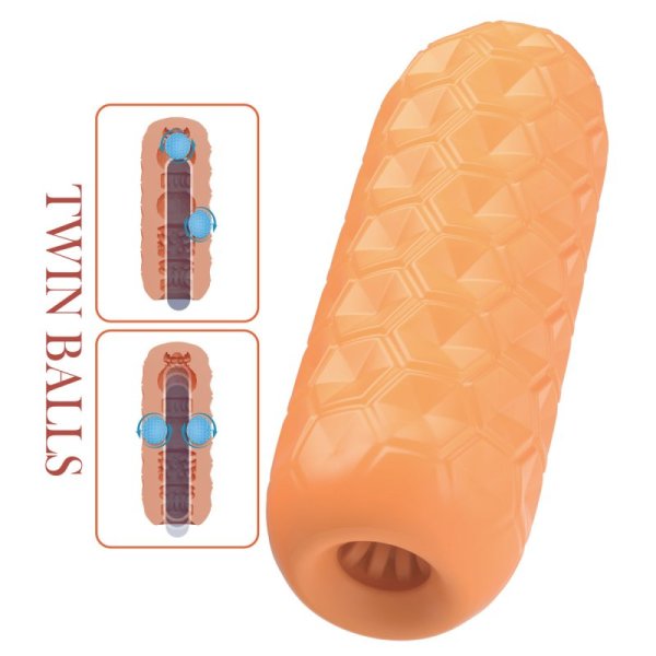 (image for) Twin Balls Male Masturbation Cup