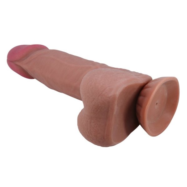 (image for) 8.5" Lifelike Sliding Skin Realistic Dildo Built-in Keel