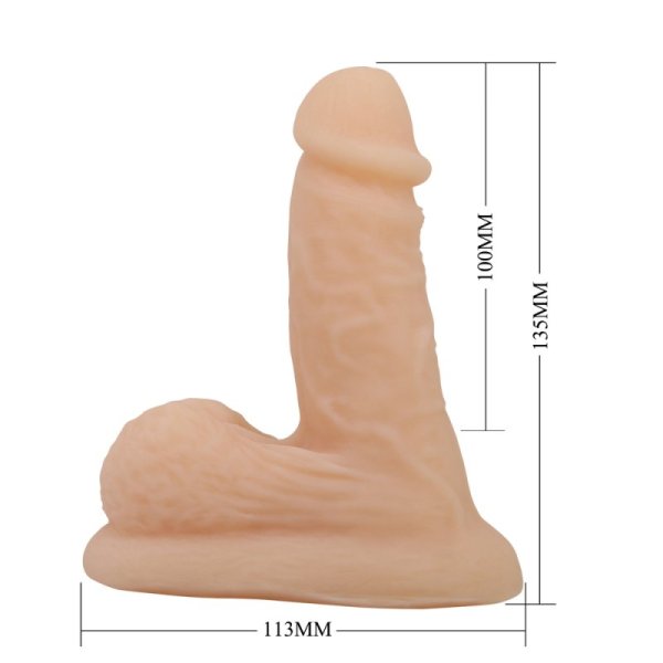 (image for) Prettylove 5.3" Flesh Realistic Cock