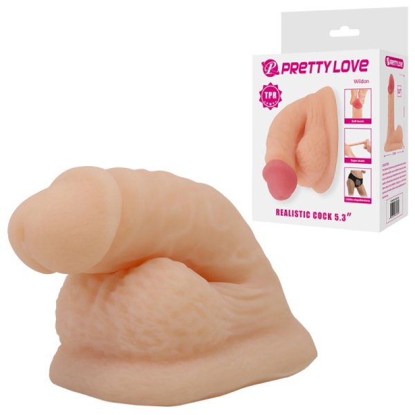 (image for) Prettylove 5.3" Flesh Realistic Cock