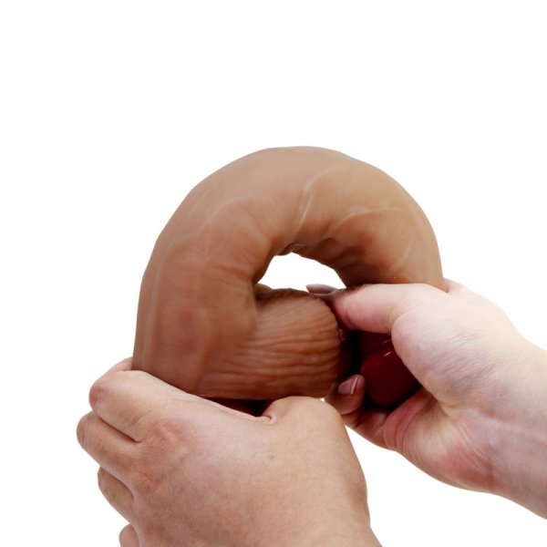 (image for) 10" Super Soft Liquid Silicone Realistic Dildo -Mendel