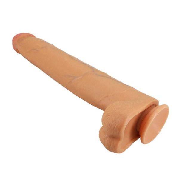 (image for) 14.2 inch Realistic Sliding Skin Dildo