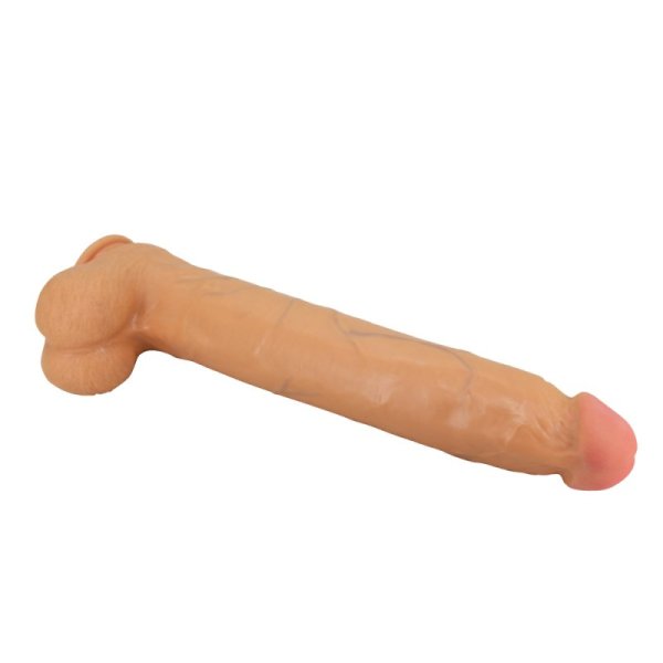 (image for) 14.2 inch Realistic Sliding Skin Dildo