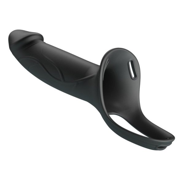 (image for) 6.6" Wearable Penis Extension Strap On Harness