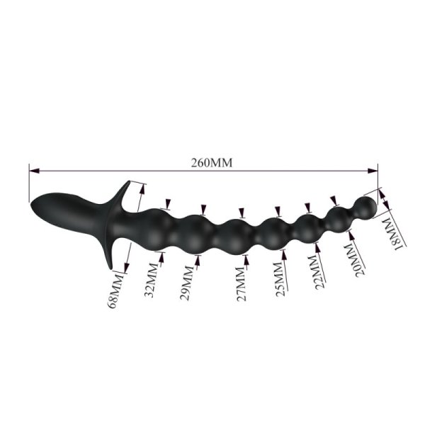 (image for) 10" Vibrating Anal Beads