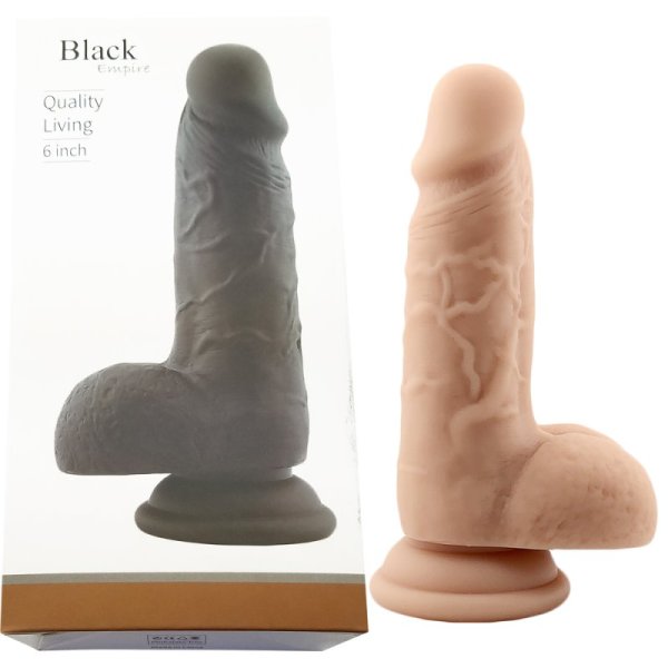 (image for) 6" Suction Base Lifelike Dildo