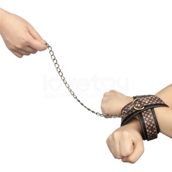 (image for) Leather Cross Wrist Cuffs