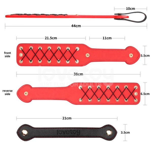 (image for) Leather Lace Up Spanker