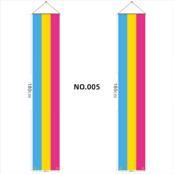 (image for) D709 Gay Pride Door Banner