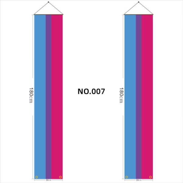 (image for) D709 Gay Pride Door Banner