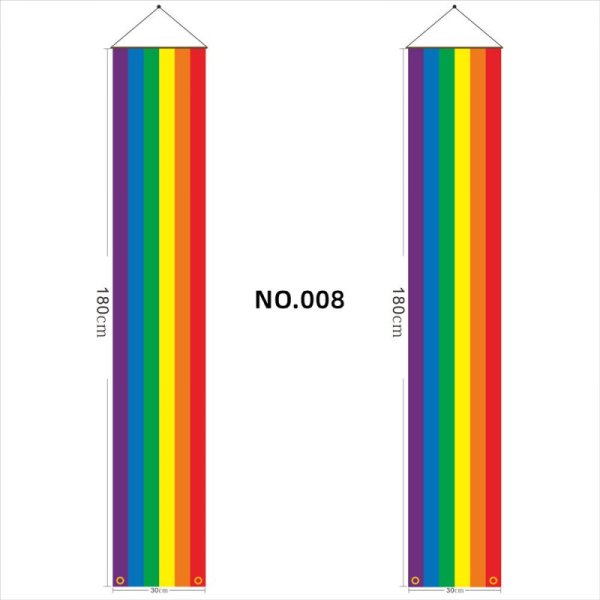 (image for) D709 Gay Pride Door Banner