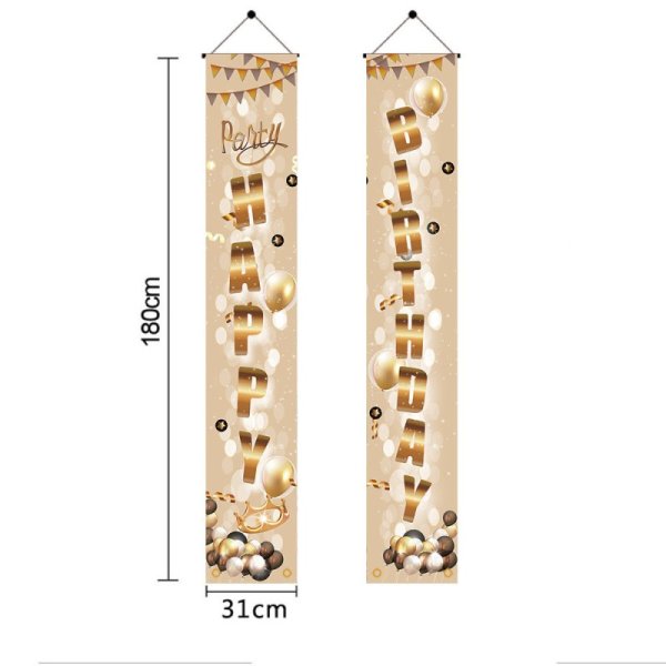 (image for) D712 Happy Birthday Door Banner