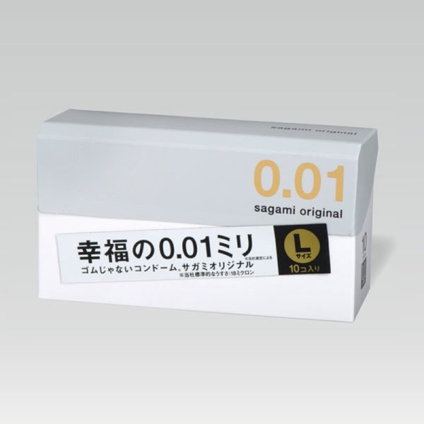 (image for) 10pcs Size L Sagami Original 001 (SHIP BE SEA ONLY)