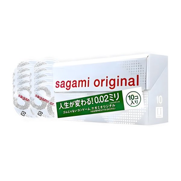 (image for) 10pcs Size M Sagami Original 002 (SHIP BE SEA ONLY)