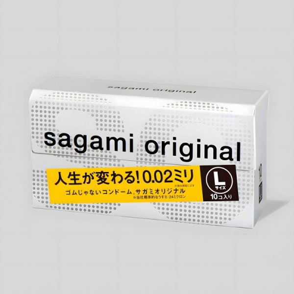 (image for) 10pcs Size L Sagami Original 002 (SHIP BE SEA ONLY)
