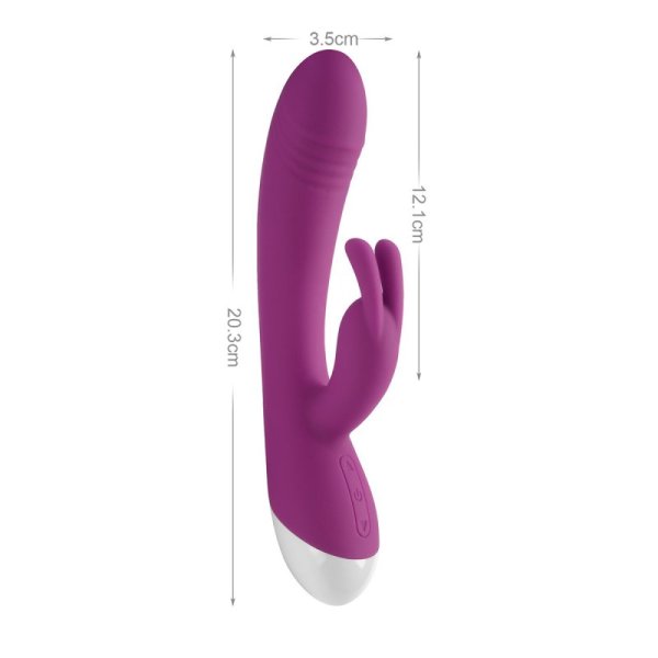 (image for) Pleasure Luxury Rabbit Vibrator- Frisky