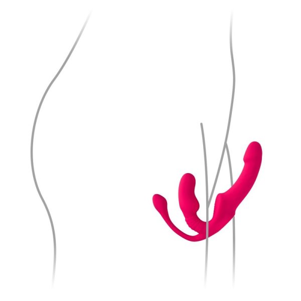 (image for) Pleasure Luxury Double Duty Remote Control Strapless Strap-on