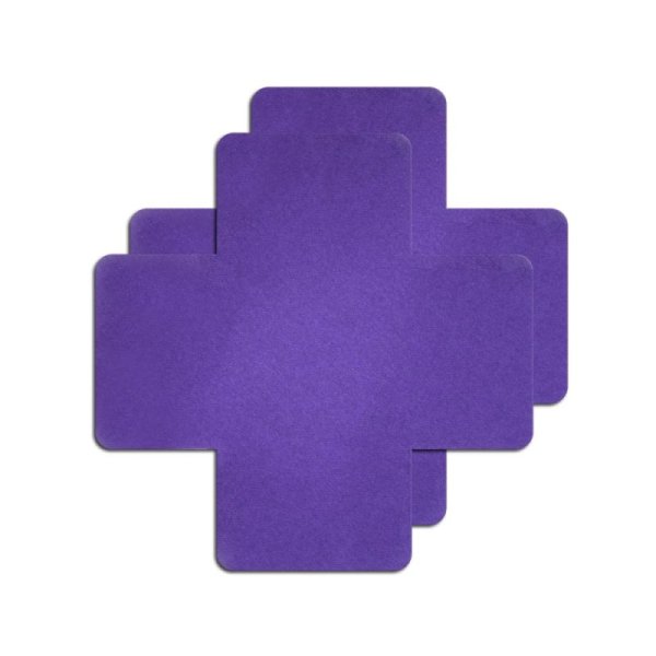 (image for) Cross I-Assorted ( Vanilla,Puprle,Seafoam, Black) -4 Pair