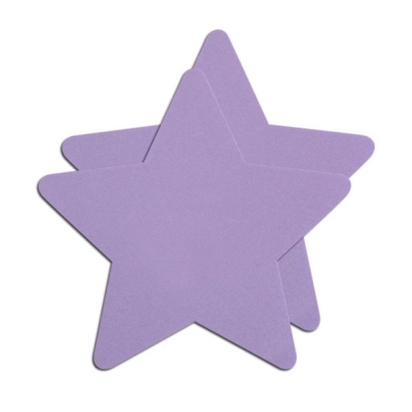 (image for) Stars II-Assorted ( Fuschia,Pink,Thistle, Blue) -4 Pair