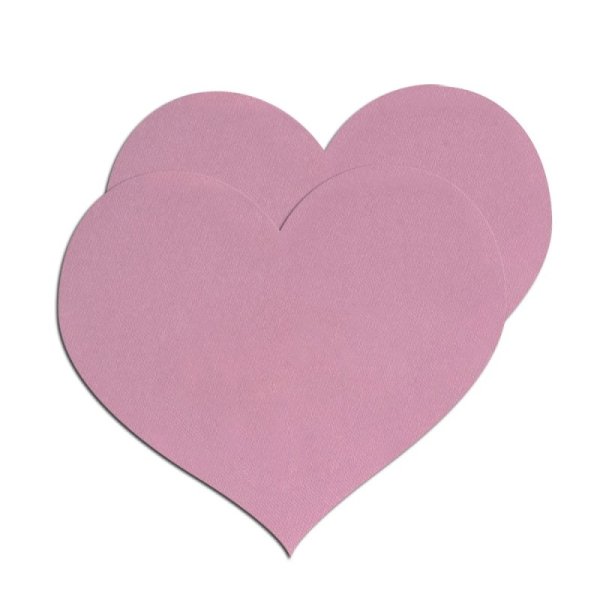 (image for) Heart II-Assorted ( Fuschia,Pink,Thistle, Blue) -4 Pair