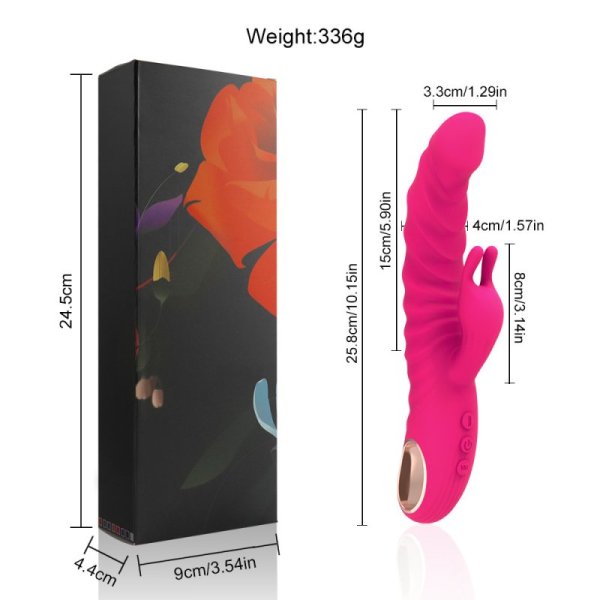 (image for) Rippled Thrusting Rabbit Vibrator