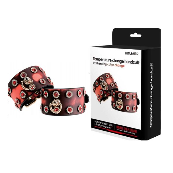 (image for) Floral Gemstone Temperature Change Handcuffs