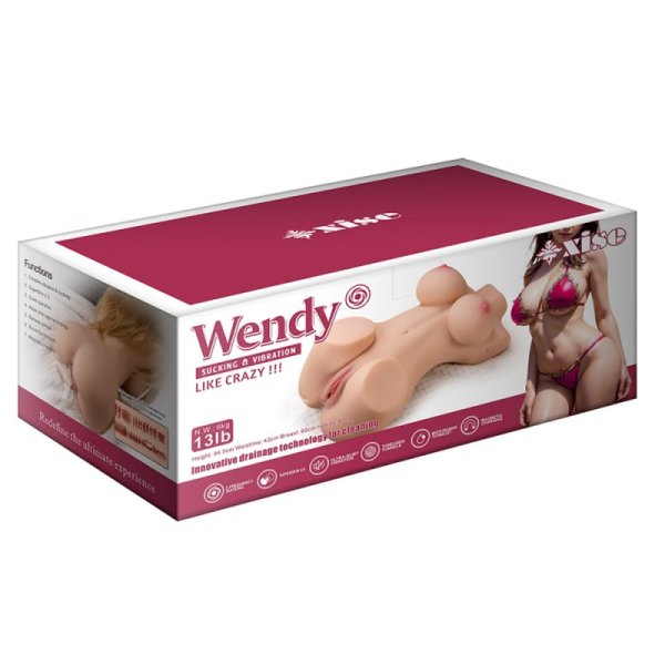 (image for) Wendy - Wireless Suction Vibrating Lifelike Sex Doll