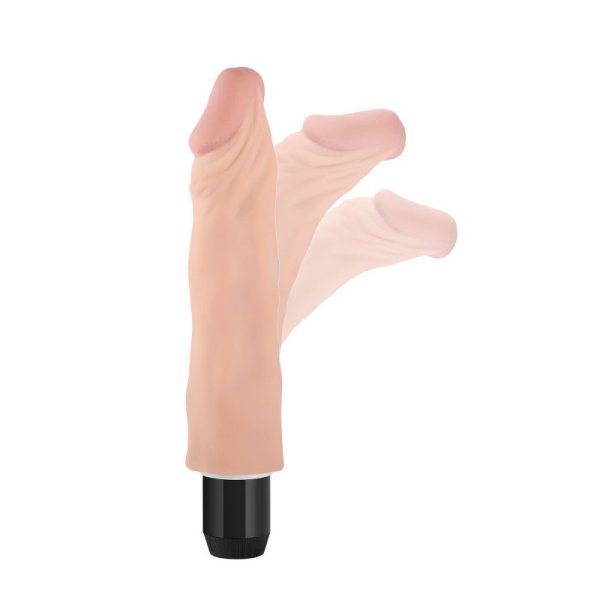 (image for) 8.8” Extreme Soft Realistic Dildo Vibrator-Bendable&Posable