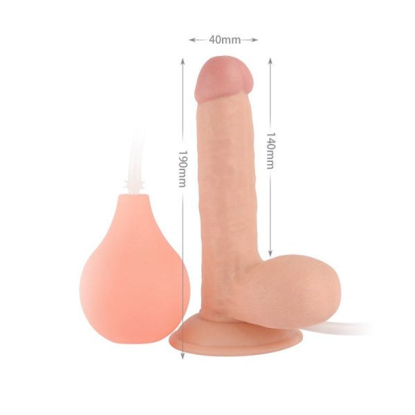 (image for) 7.5” Easy-Squirter Ejaculating Realistic Dildo