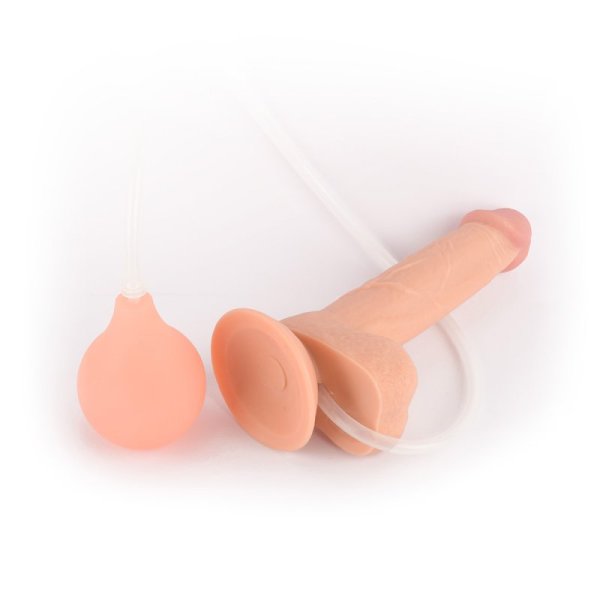 (image for) 8.5” Easy-Squirter Ejaculating Realistic Dildo
