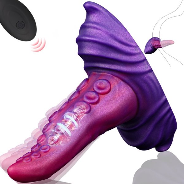 (image for) 7.4" Remote Heating Octopus Tentacle Sex Grinder