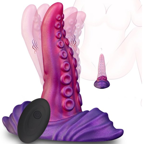 (image for) 7.4" Remote Heating Octopus Tentacle Sex Grinder