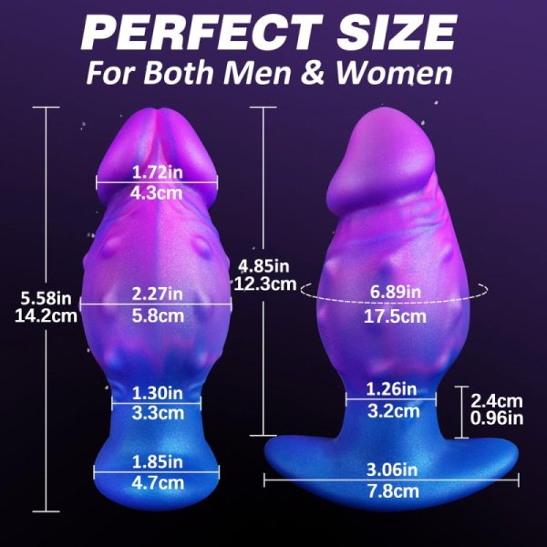 (image for) 6.3" Silicone Anchor Base Anal Dildo