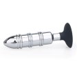 (image for) Silicone Suction Metal Butt Plug