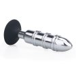 (image for) Silicone Suction Metal Butt Plug