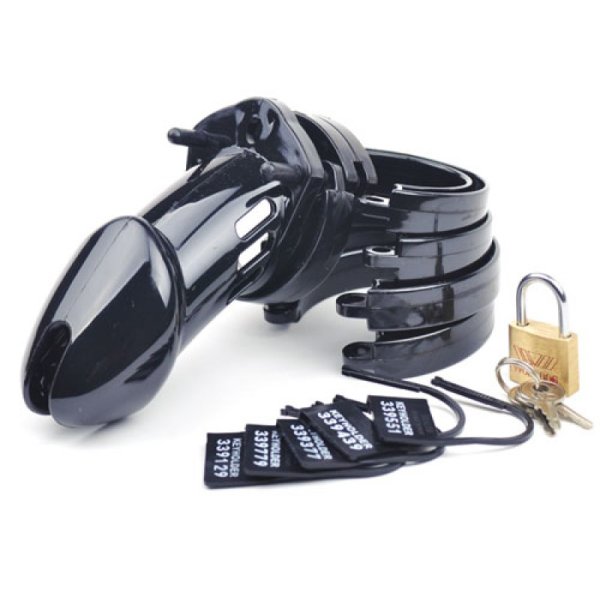 (image for) CB6000 Male Chastity Device Cock Cage - Balck