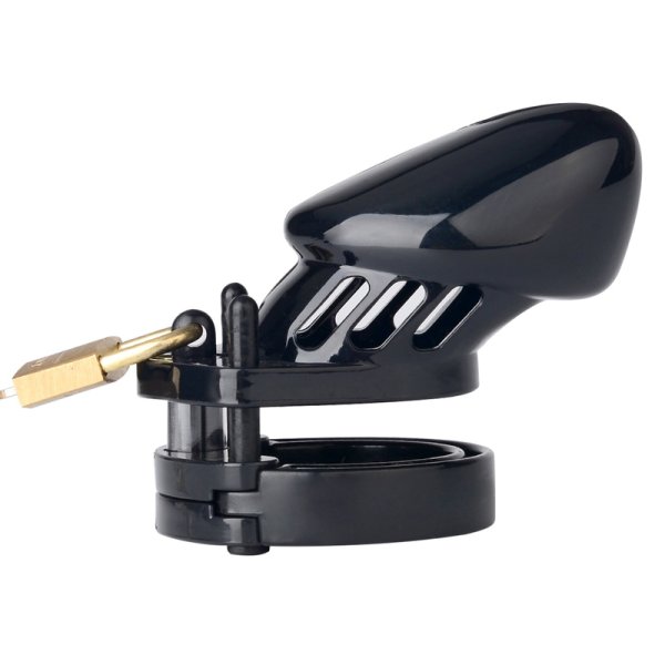 (image for) CB-6000S Short Male Chastity Cage - Balck