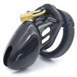 (image for) CB-6000S Short Male Chastity Cage - Balck