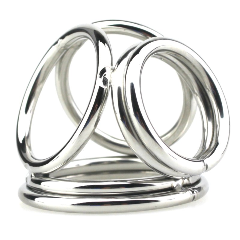(image for) Quad 4 Ring Cock and Ball Cage