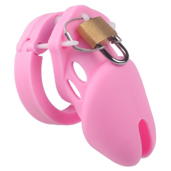 (image for) Silicone CB6000s Chastity Devices In Pink/Green/White/Flesh/Red