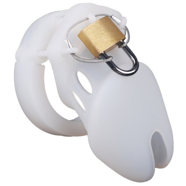 (image for) Silicone CB6000s Chastity Devices In Pink/Green/White/Flesh/Red