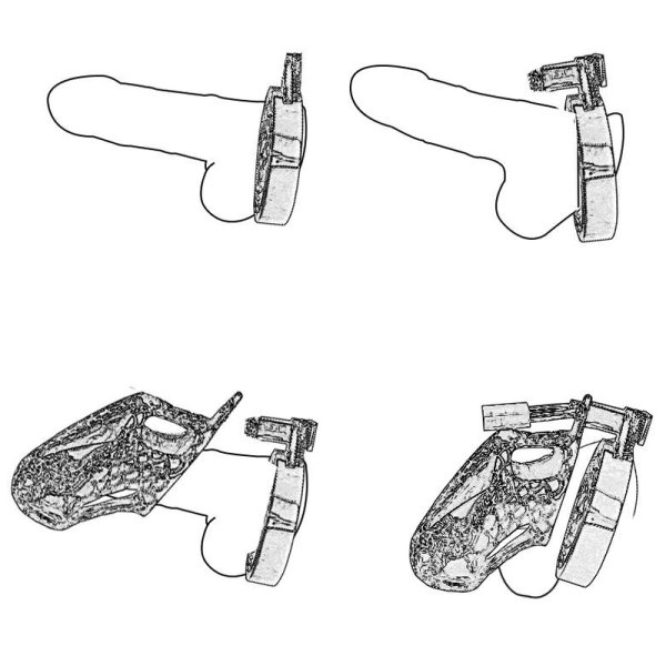 (image for) Male Chastity Device Men Bird Lock CB6000S