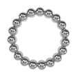 (image for) Meridian Stainless Steel Beaded Cock Rings